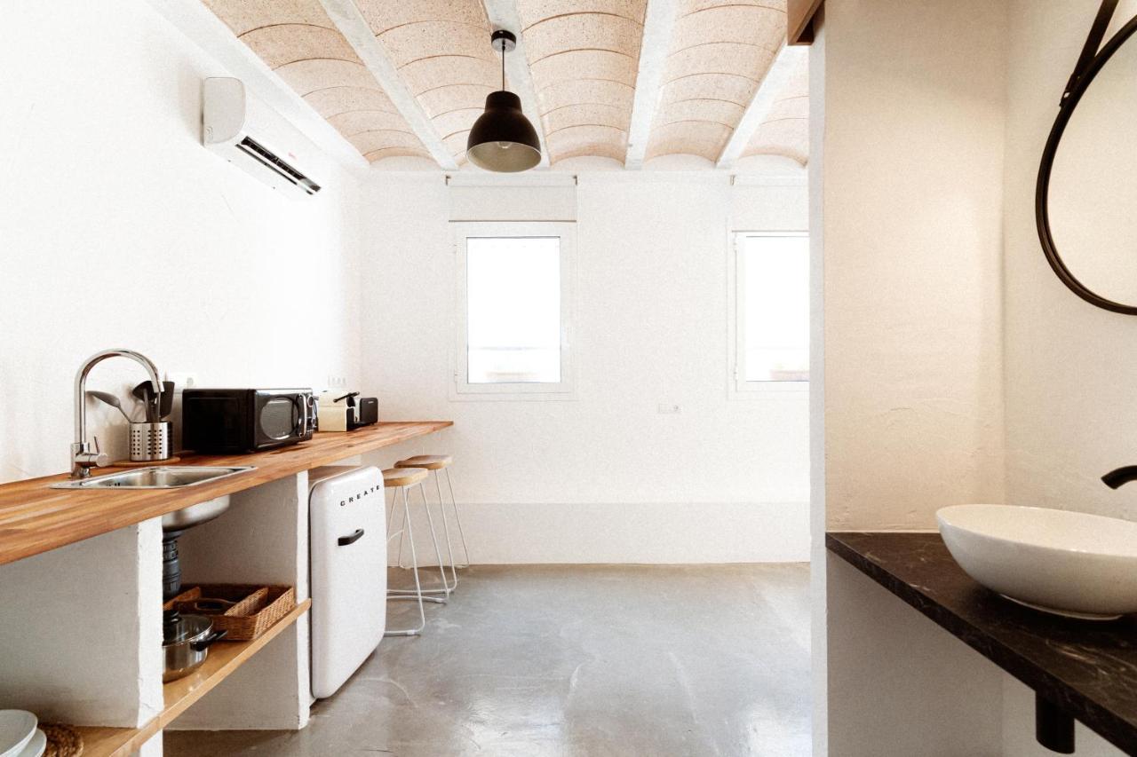 Estudio I Ideal Para Parejas En La Playa Alguer L'Ametlla de Mar Bagian luar foto